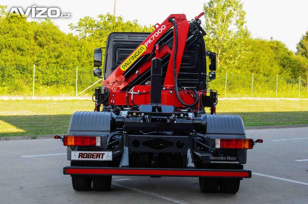 Foto inzerátu MERCEDES-BENZ ATEGO 1218 - NOVÝ HÁKOVÝ NOSIČ KONTEJNERŮ + HYDRAULICKÁ RUKA EU5