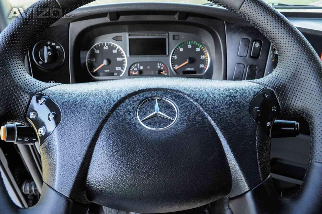 Foto inzerátu MERCEDES-BENZ ATEGO 1218 - NOVÝ HÁKOVÝ NOSIČ KONTEJNERŮ + HYDRAULICKÁ RUKA EU5
