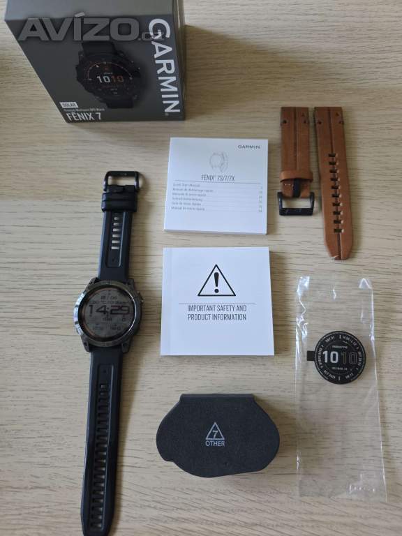 Sport Hodinky Garmin Fenix 7 Solární Gray/Black