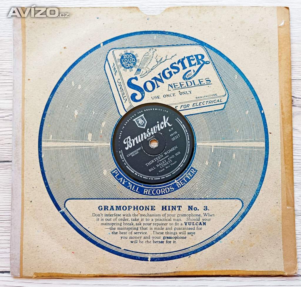 Foto inzerátu Bill Haley - Rock Around the Clock - 1954, šelaková gramodeska
