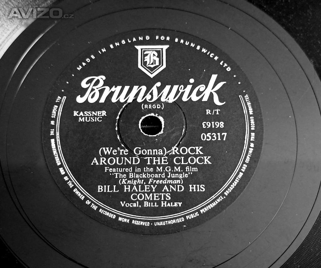 Foto inzerátu Bill Haley - Rock Around the Clock - 1954, šelaková gramodeska