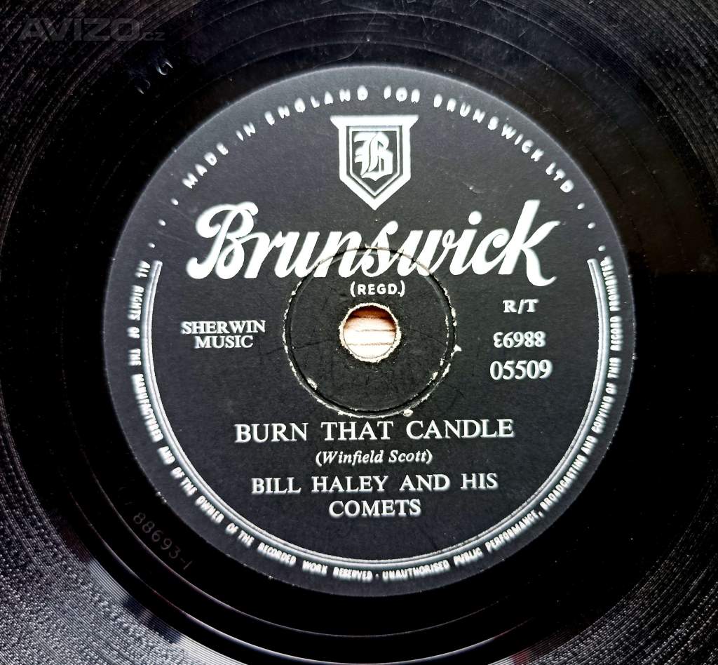 Foto inzerátu Bill Haley - Rock-A-Beatin Boogie - šelaková gramodeska, 1955