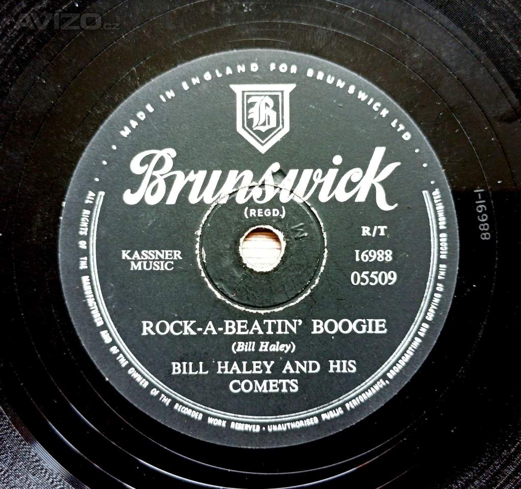 Foto inzerátu Bill Haley - Rock-A-Beatin Boogie - šelaková gramodeska, 1955