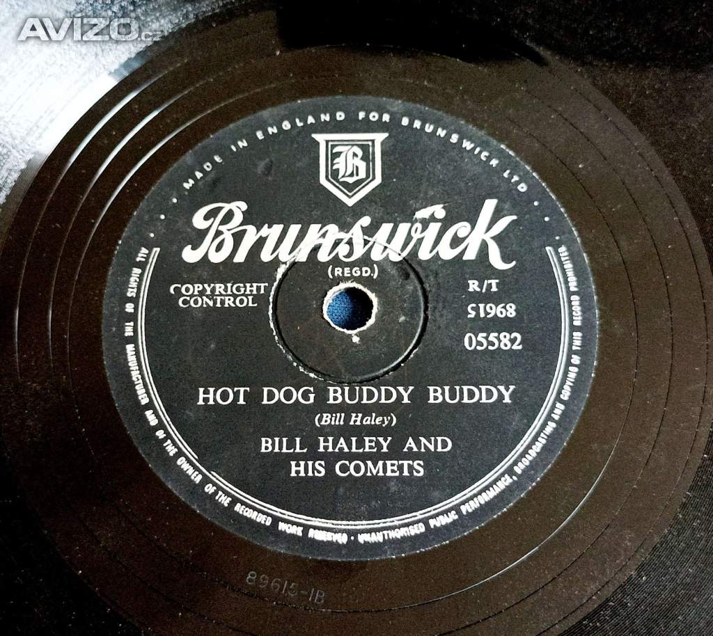 Foto inzerátu Bill Haley - Hot Dog Buddy Buddy - šelaková gramodeska, 1956