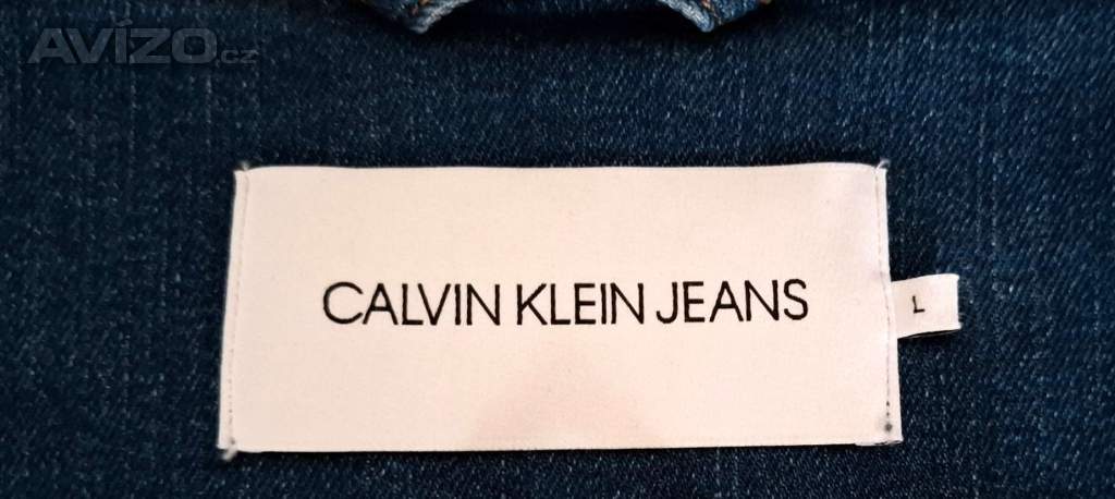 Foto inzerátu Calvin Klein pánská modrá džínová bunda 