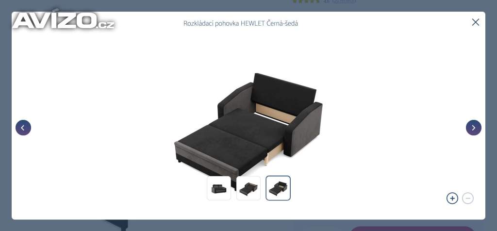 Foto inzerátu ROZKLÁDACÍ POHOVKA ,, HEWLET 