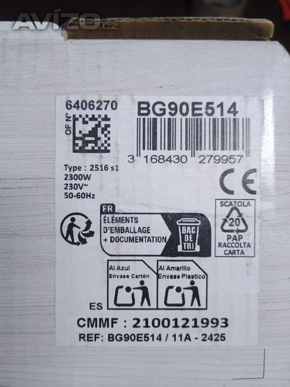 Foto inzerátu Tefal BG90E514 - nový gril