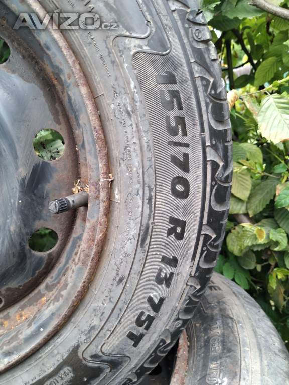 Foto inzerátu sada pneu 155/70 R13, 5mm na disku 3x98 (#106)