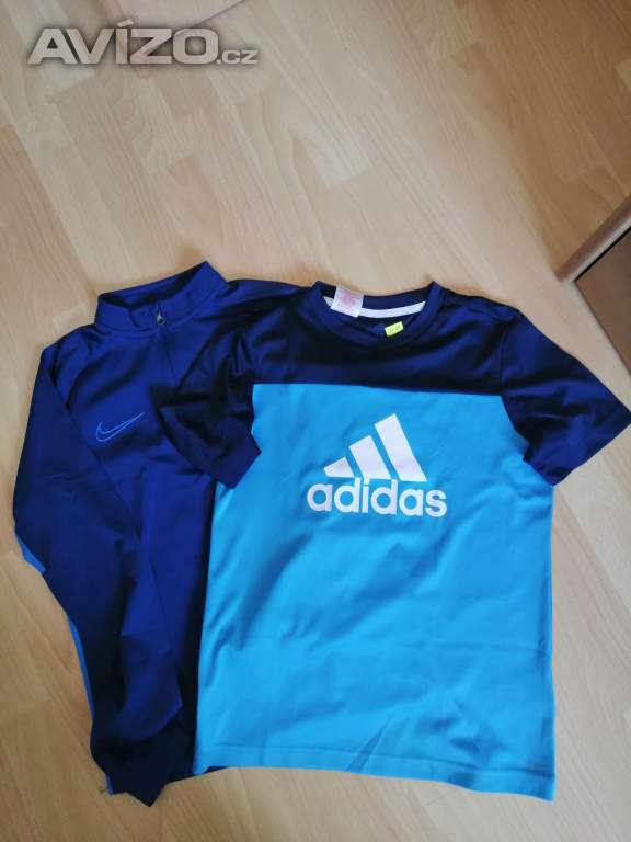 Triko Adidas, mikina Nike