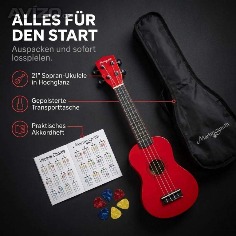startovací sada na sopránové ukulele - Martin Smith 21