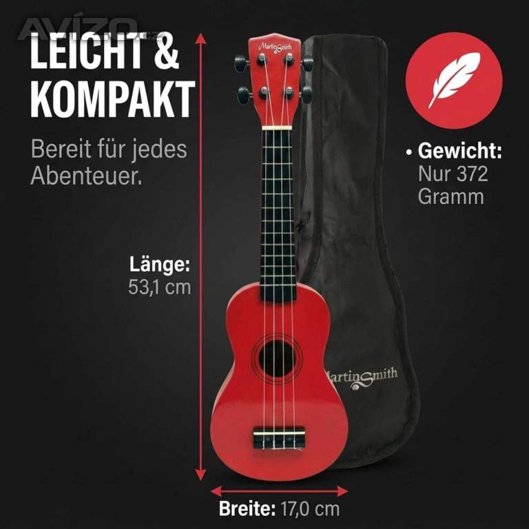 Foto inzerátu startovací sada na sopránové ukulele - Martin Smith 21