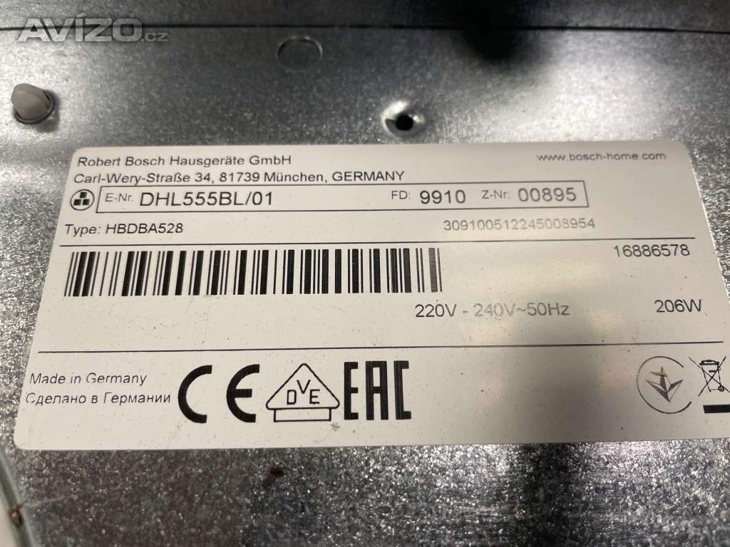 Foto inzerátu Odsavač BOSCH DHL555BL