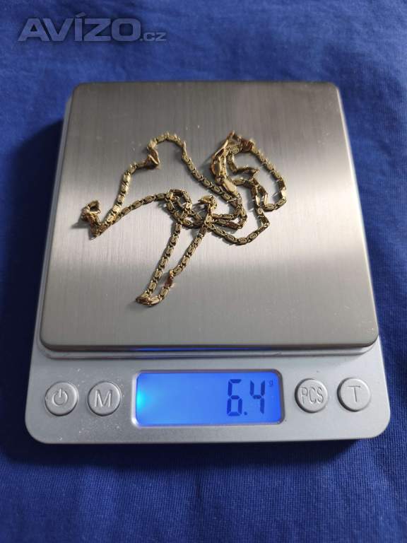 Zlatý řetízek (6,4 g, 54 cm)