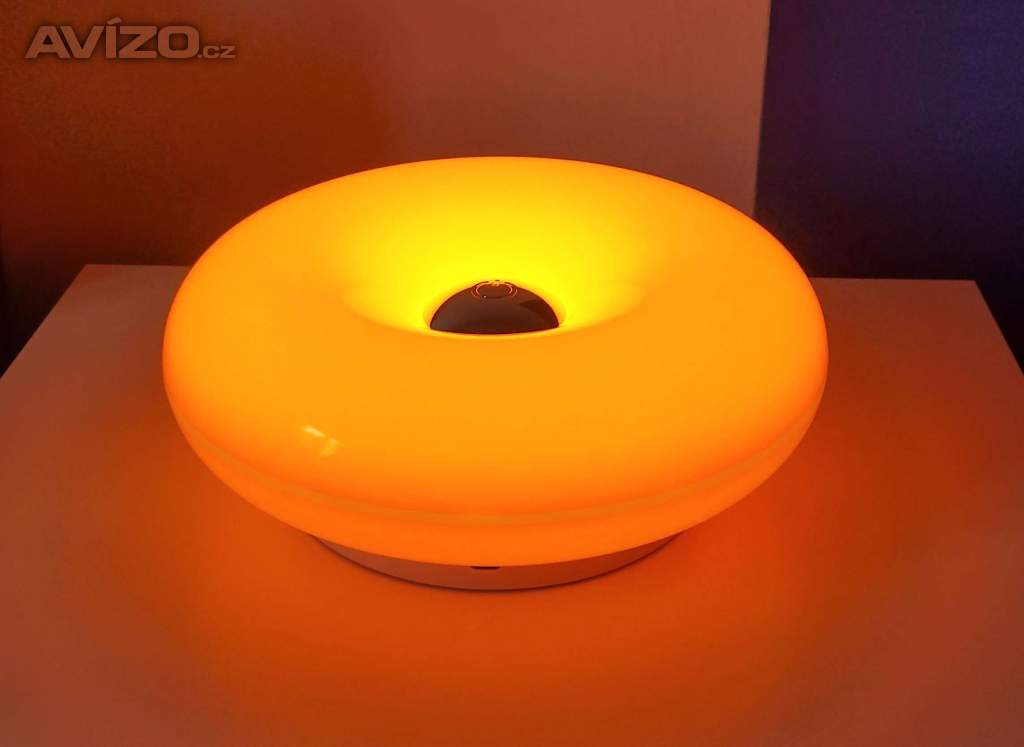 Lampa Koblížek .. oranžová .. dotyková lampa