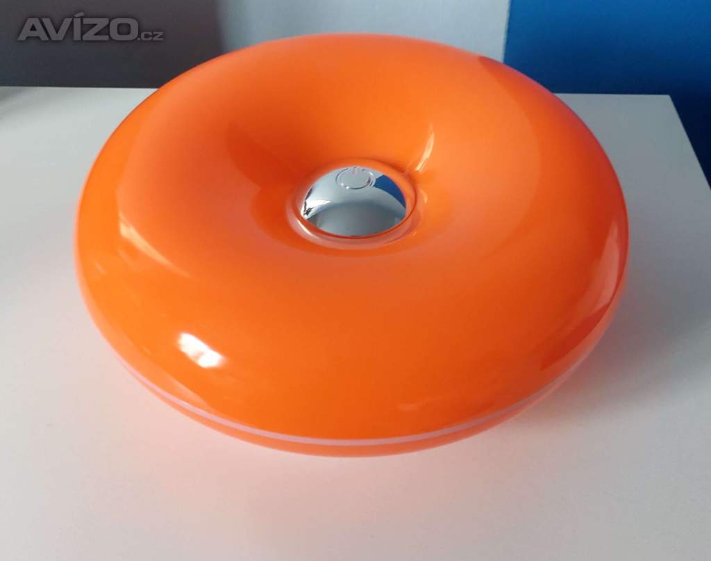 Foto inzerátu Lampa Koblížek .. oranžová .. dotyková lampa