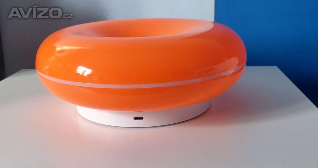 Foto inzerátu Lampa Koblížek .. oranžová .. dotyková lampa
