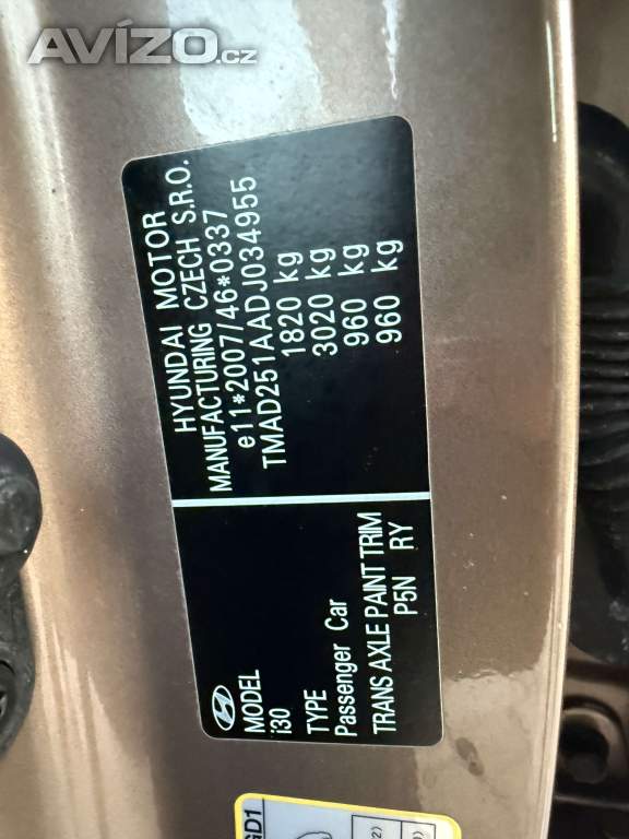 Foto inzerátu Hyundai i30, 27 000Km 6 Rychlostní