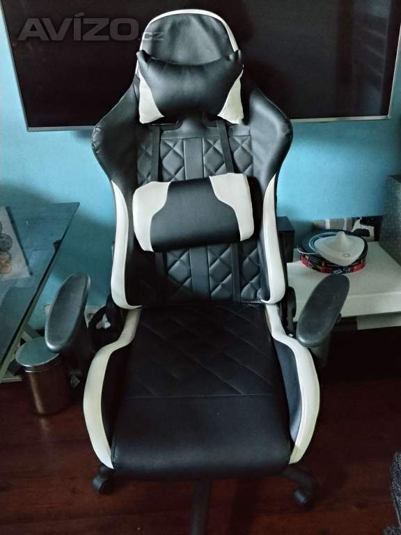 Foto inzerátu Vyměním Černo Bílé Kancelářské Kreslo