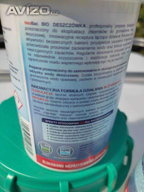Foto inzerátu Bakterie NEO BAC do dešťové vody 300,-Kč PROSTĚJOV