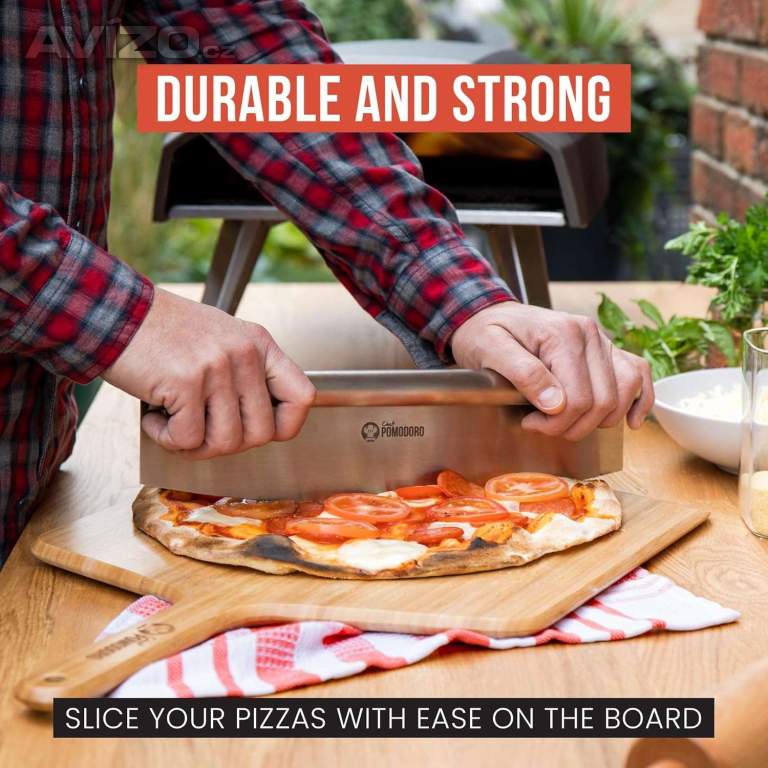 Foto inzerátu Dřevěná lopatka na pizzu Pomodoro 14 palců