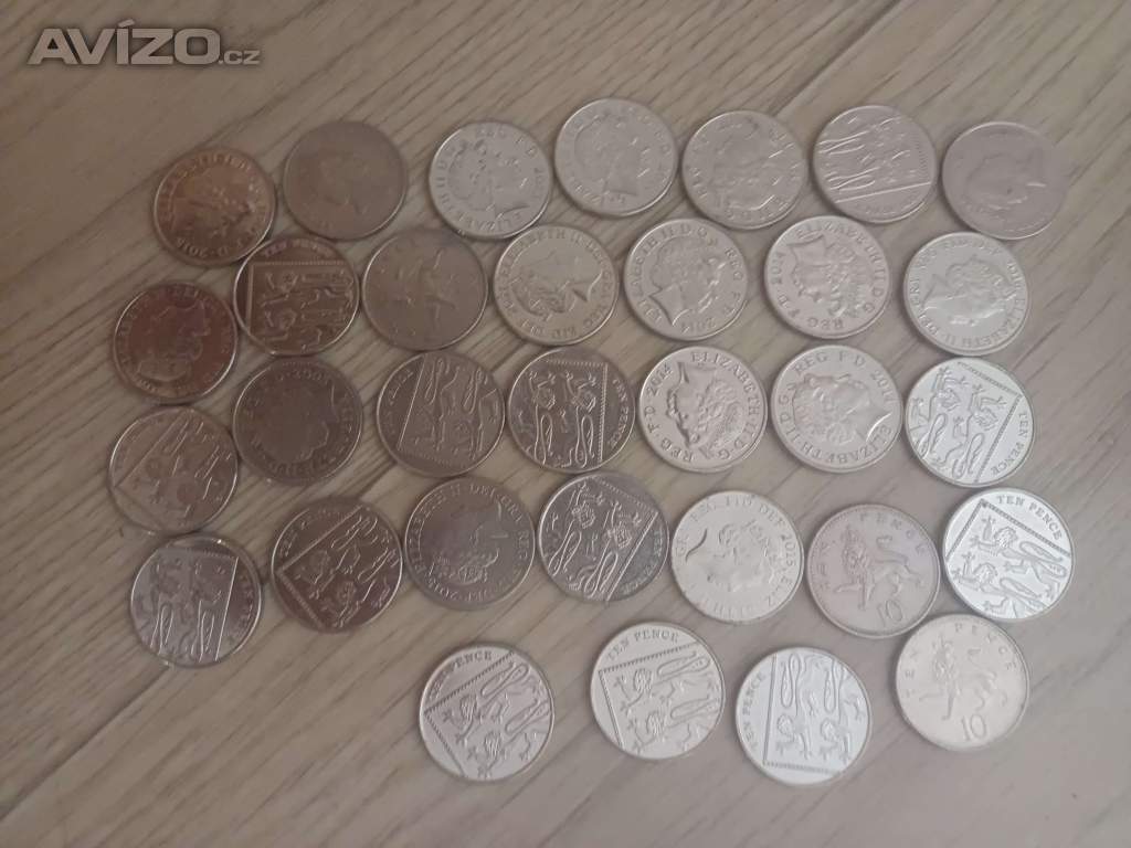 Foto inzerátu Britské mince