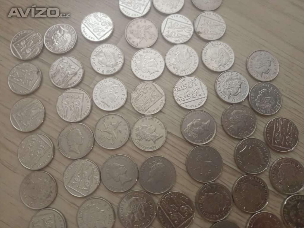 Foto inzerátu Britské mince
