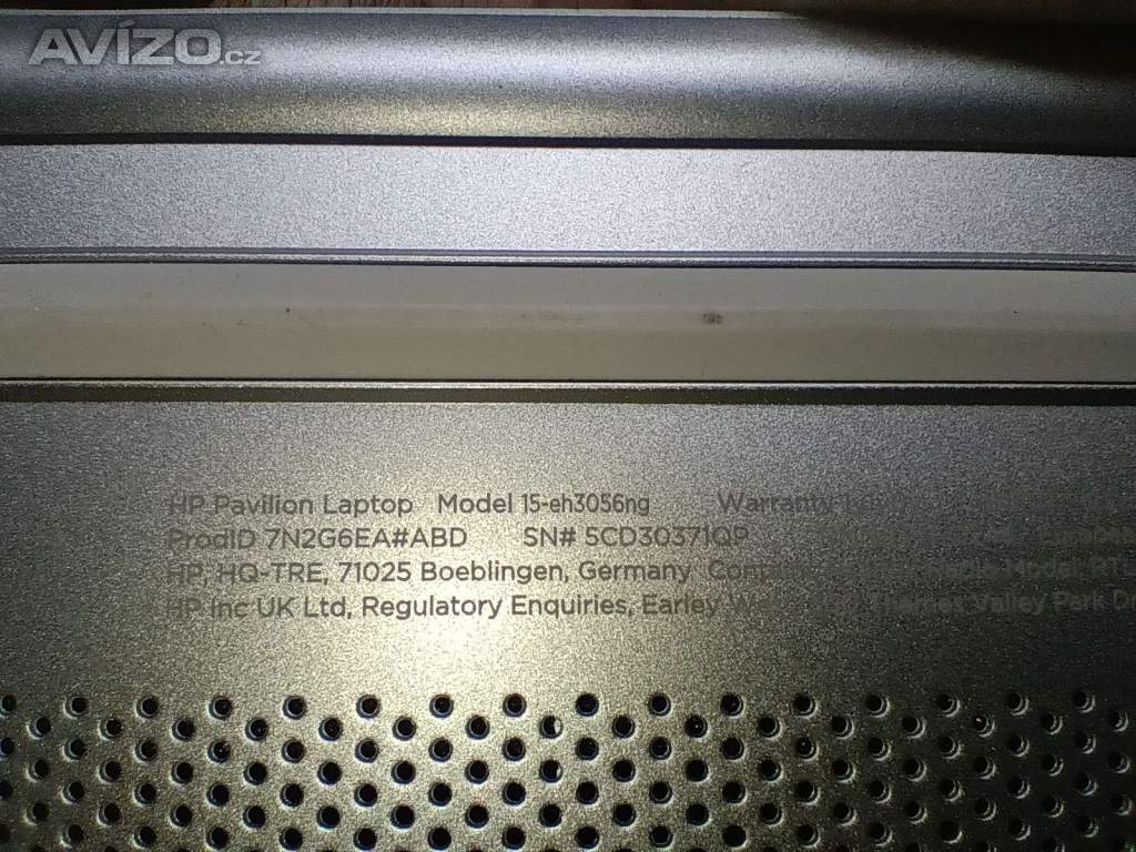 Foto inzerátu #262 - Notebook - HP Pavilion 15, Ryzen 5, 512GB, 16GB