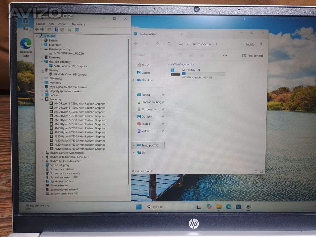 Foto inzerátu #262 - Notebook - HP Pavilion 15, Ryzen 5, 512GB, 16GB