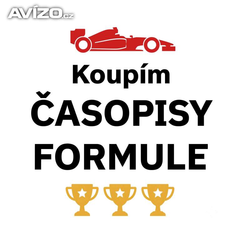 Koupím časopisy FORMULE a F1 RACING