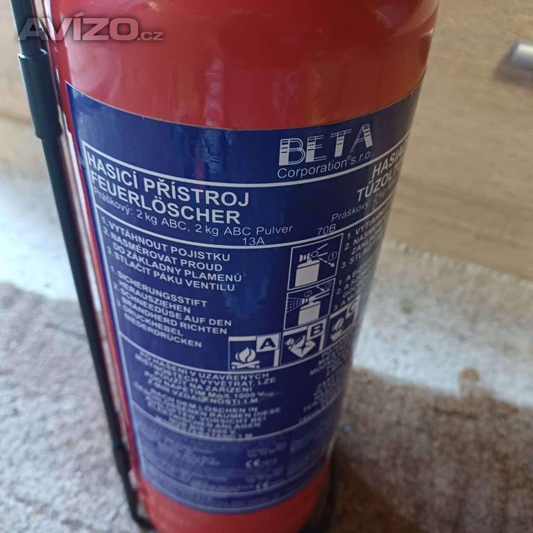 Foto inzerátu hasici pristroj