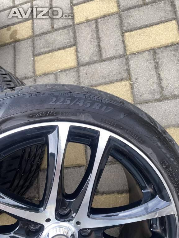 Foto inzerátu ALU KOLA-5x112 6,5Jx17.vw,skoda,seat.+letní pneu.