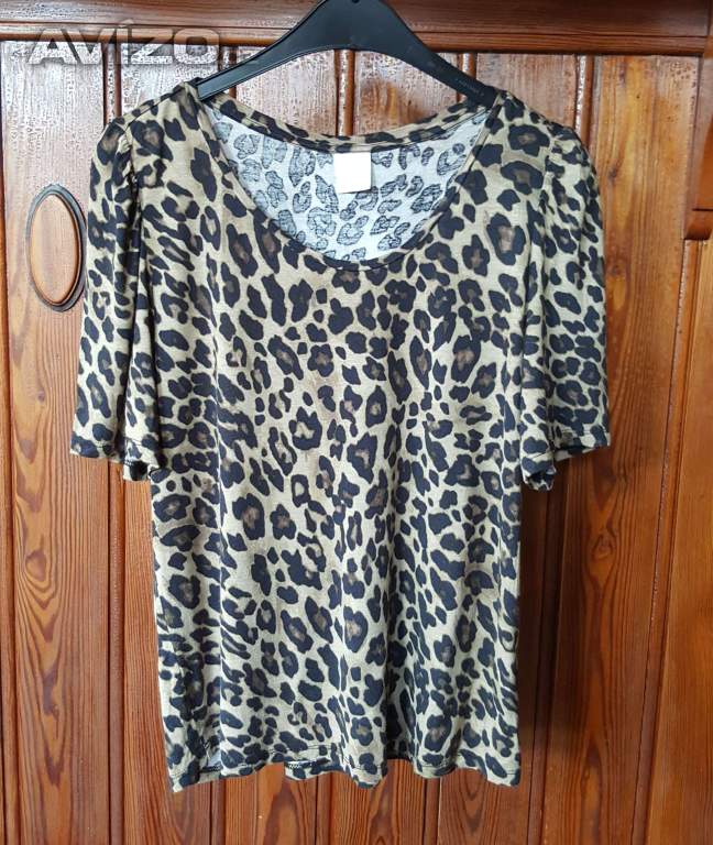 Tygrované triko H&M vel. L