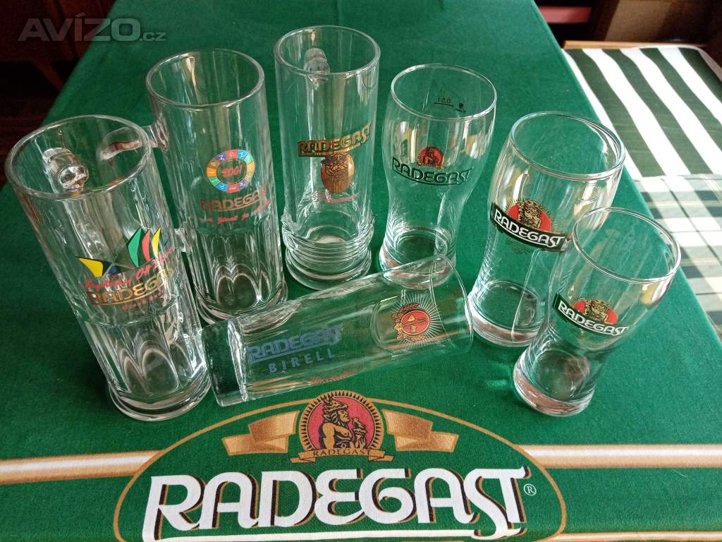 RADEGAST sběratelské sklenice