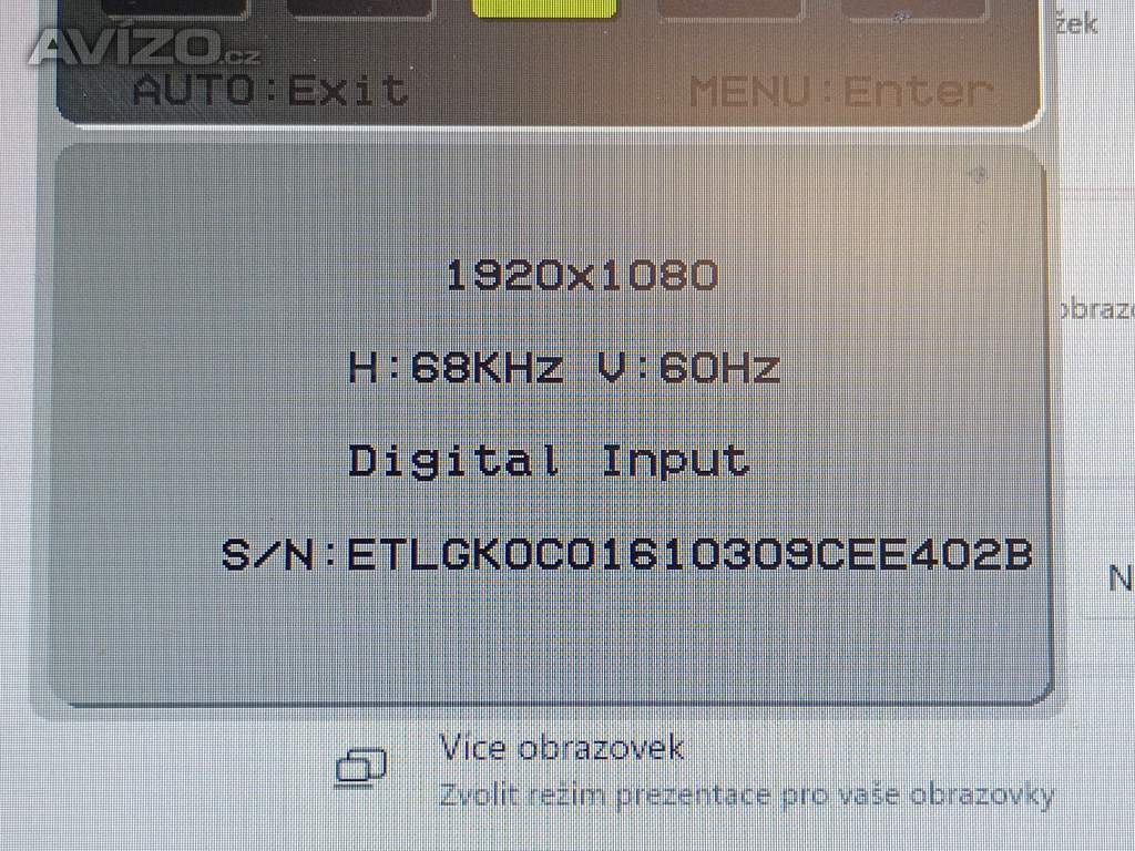 Foto inzerátu LCD#61 monitor Acer V243HL