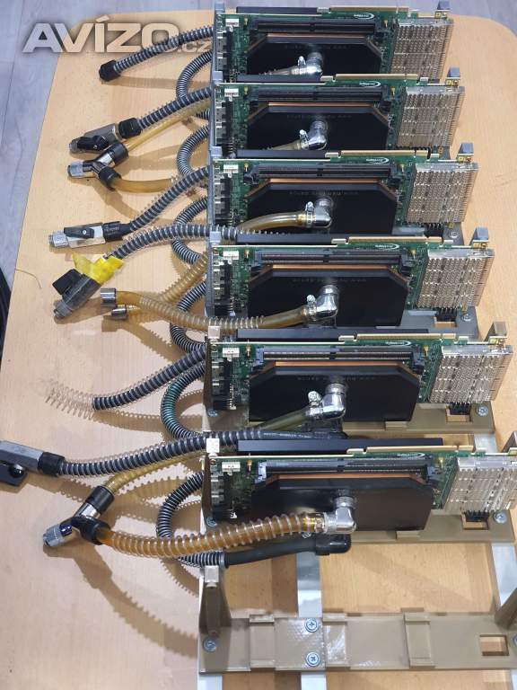 Mining Karta BittWare CVP-13 FPGA vodou chlazené s celoplošným, oboustranným chlazením