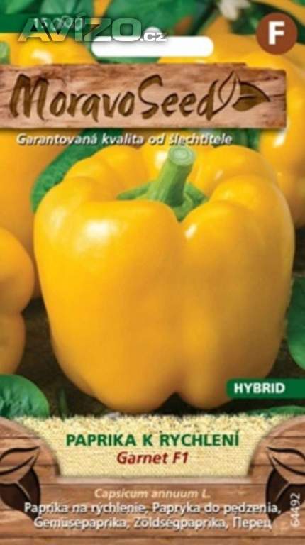 Paprika k rychlení Garnet F1 (semena) www.levna-semena.cz