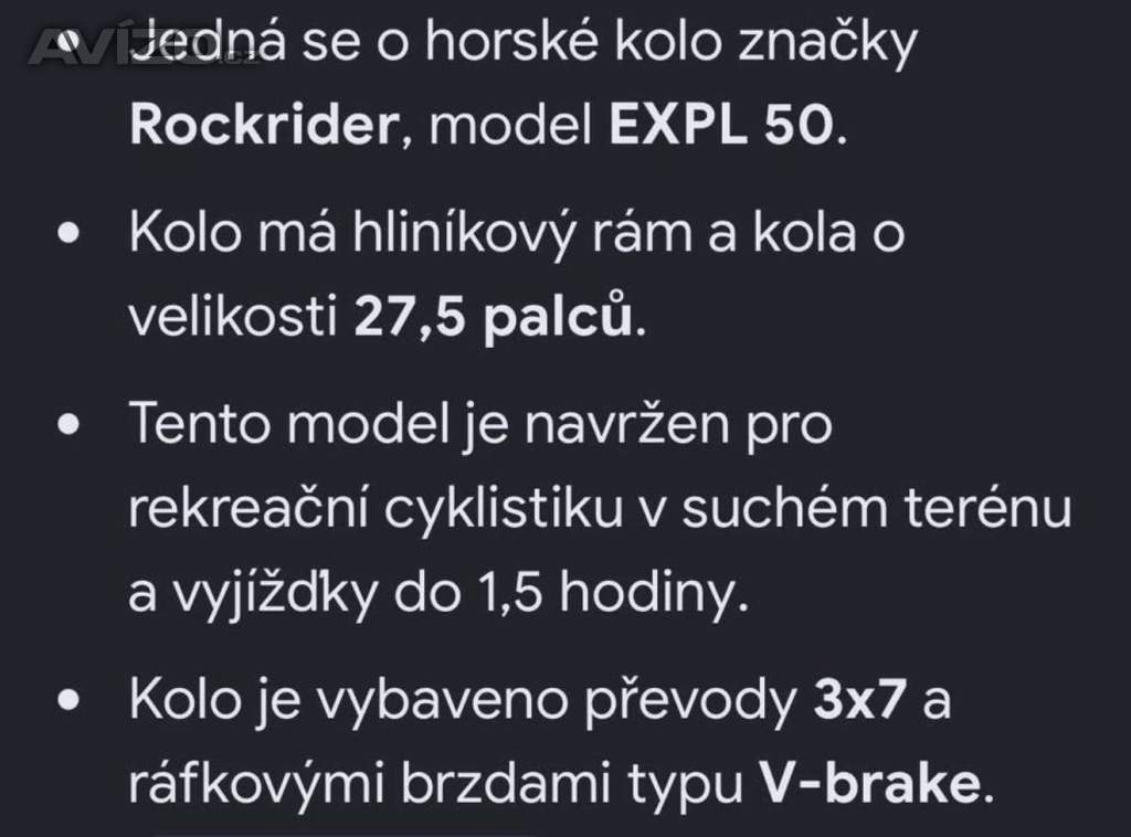 Foto inzerátu Horské kolo