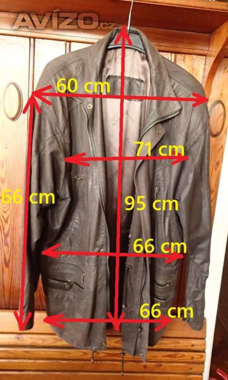 Foto inzerátu Pánská kožená bunda vel. 58