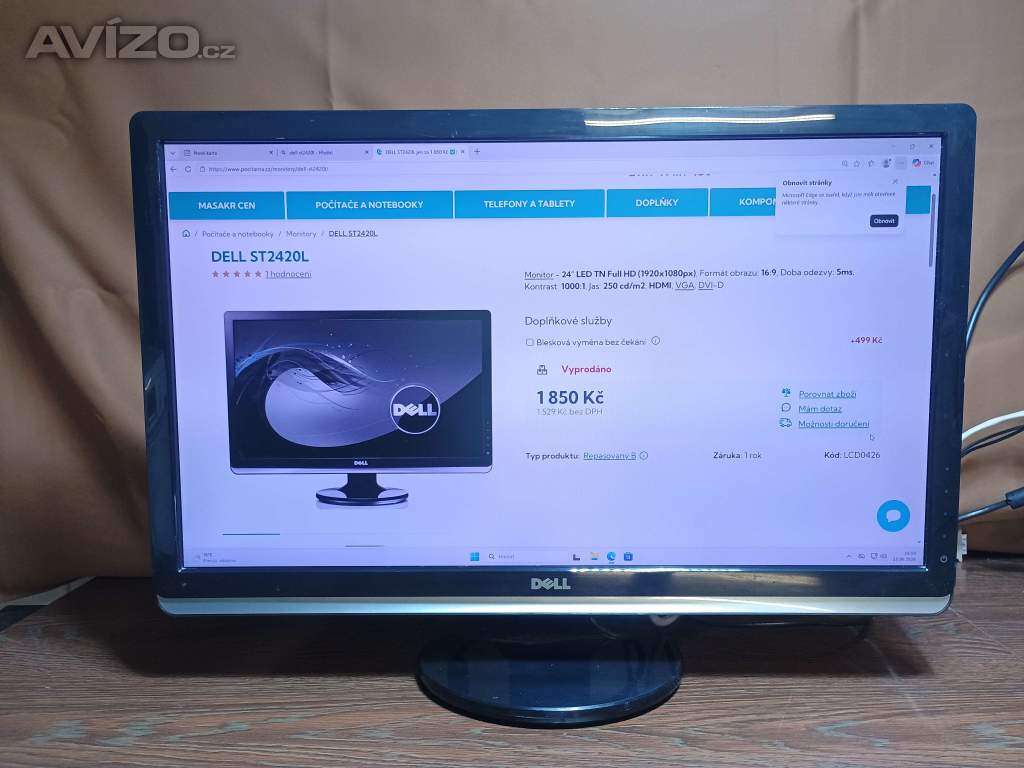 Foto inzerátu LCD#62 Dell ST2420L