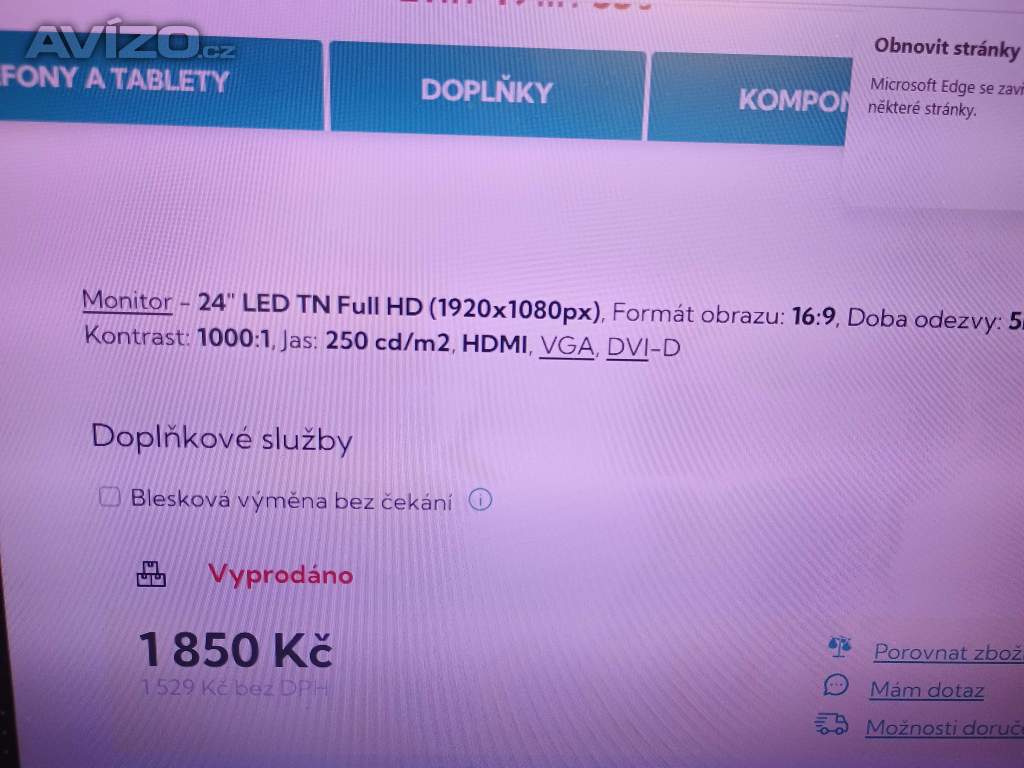 Foto inzerátu LCD#62 Dell ST2420L