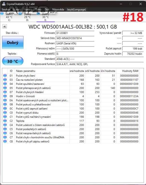 HDD 500GB SATA 3.5 - více modelů
