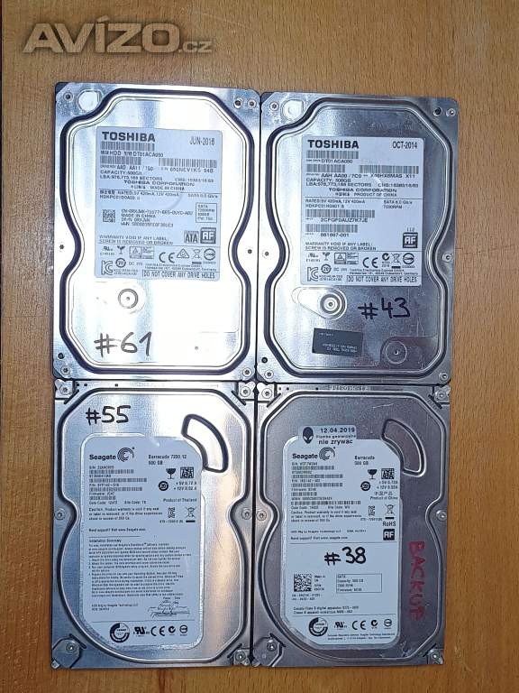 Foto inzerátu HDD 500GB SATA 3.5 - více modelů