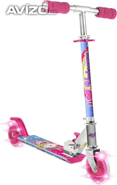 Nová Koloběžka Ozbozz Unicorn Light up 