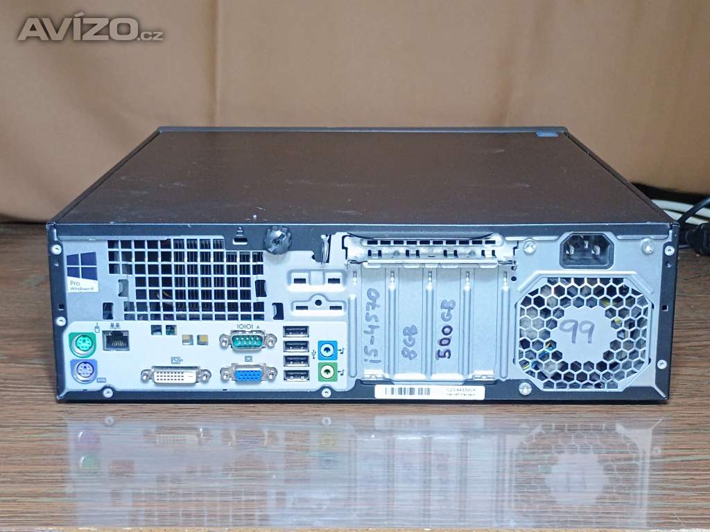 Foto inzerátu PC#099 HP ProDesk 400 G1 SFF, Core i5, 500GB, 8GB, DVD, W11