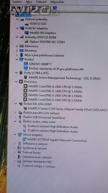 Foto inzerátu PC#191 Lenovo M81, Core i5, SSD, 16GB, DVD, W11