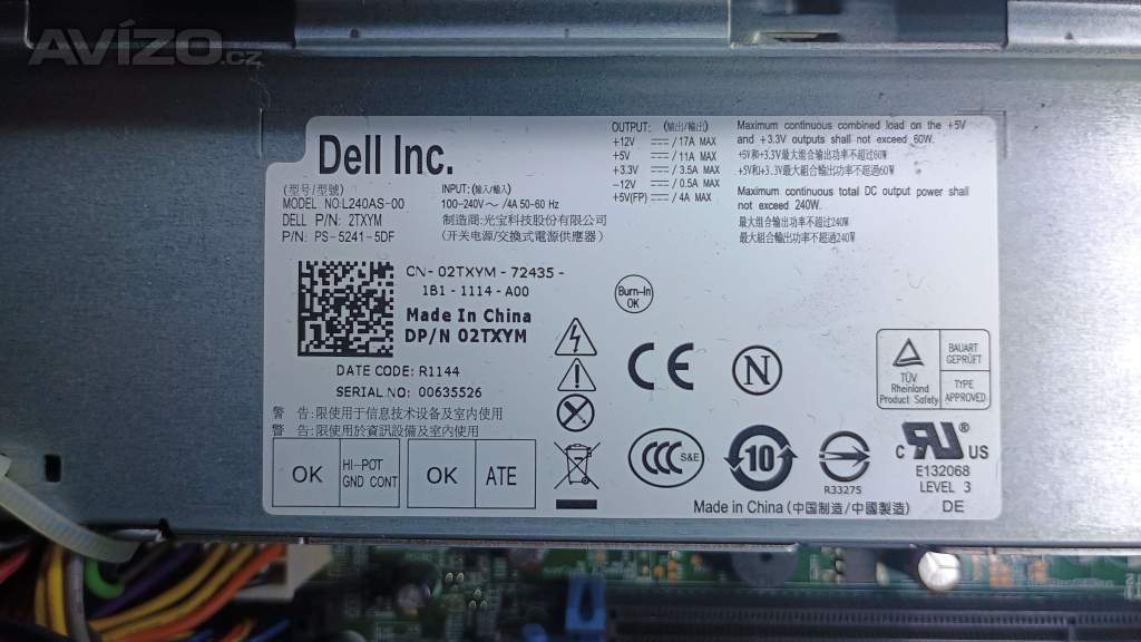 Foto inzerátu PC#199 Dell 790, Core i5, SSD, 16GB, DVD, W11