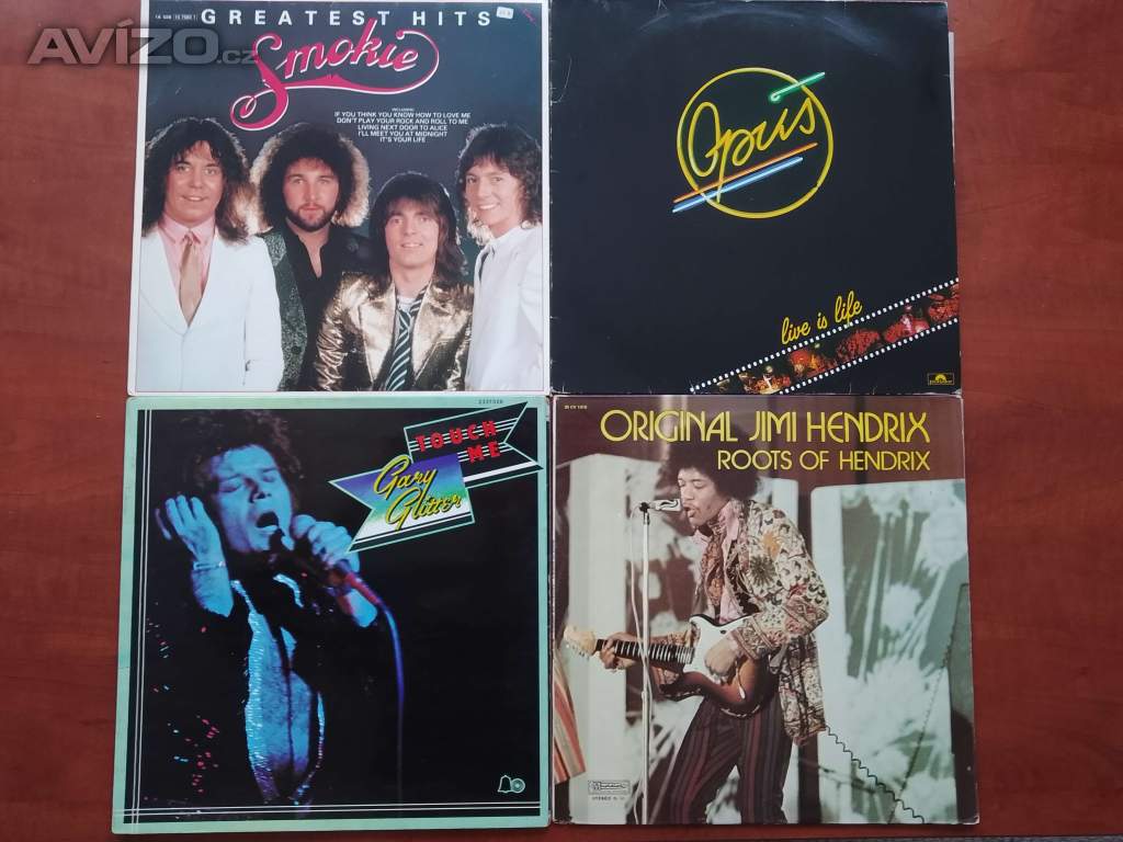 Foto inzerátu PRODÁM MIX LP - RUSH ,M.S.G., IRON MAIDEN...