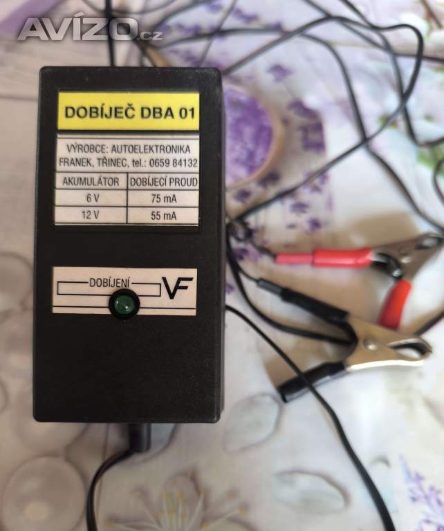 Foto inzerátu Nabíječka (dobíječ) autobaterií a motobaterií  DBA 01  