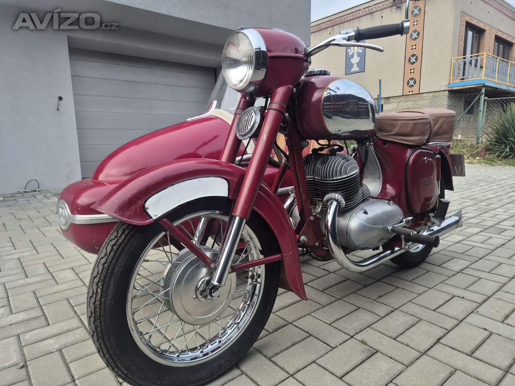 Foto inzerátu JAWA 350 + SIDECAR VELOREX, STK do 2031