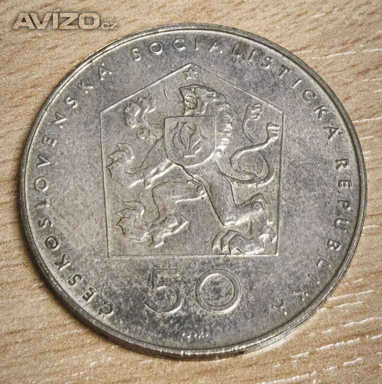 Foto inzerátu Stříbrná 50 Kčs – k 50. výročí KSČ